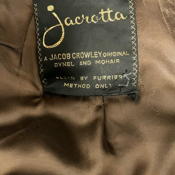 Vintage Jacrotta by Jacob Crowley Dynel & Mohair Faux Fur Swing Coat – 1960s - Picture 11 of 13